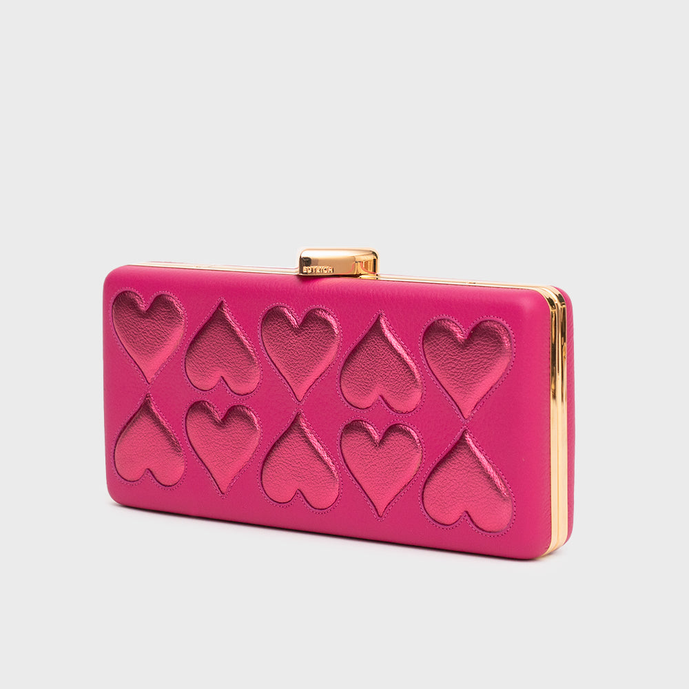 EMILIANA FUCHSIA CLUTCH