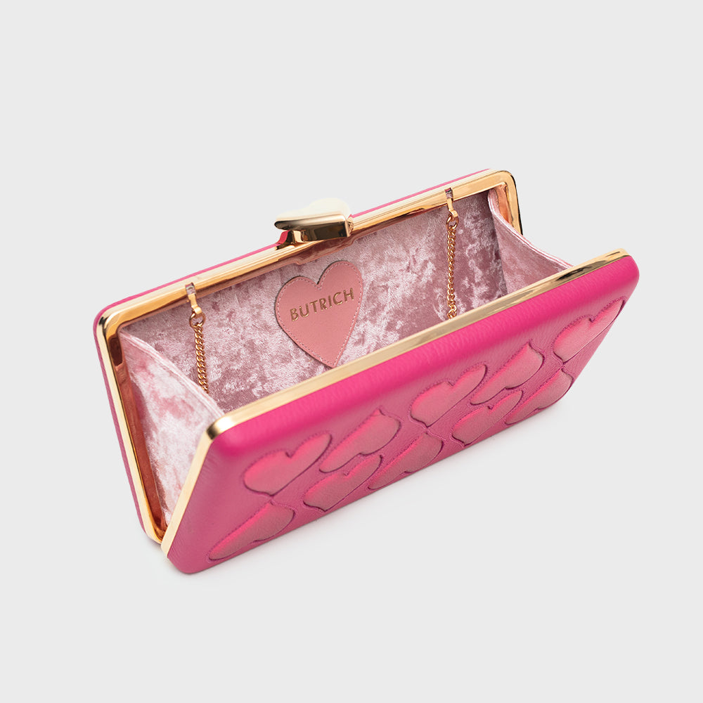 EMILIANA FUCHSIA CLUTCH