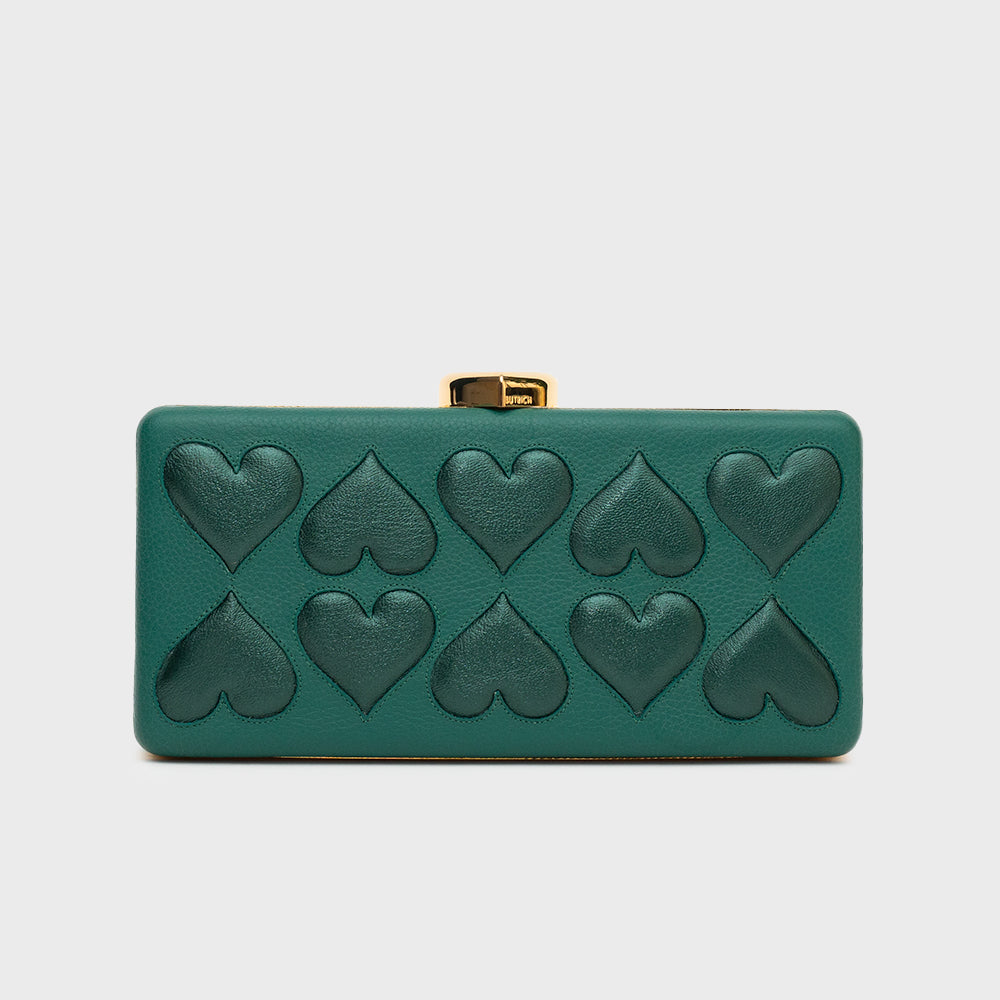 EMILIANA GREEN CLUTCH