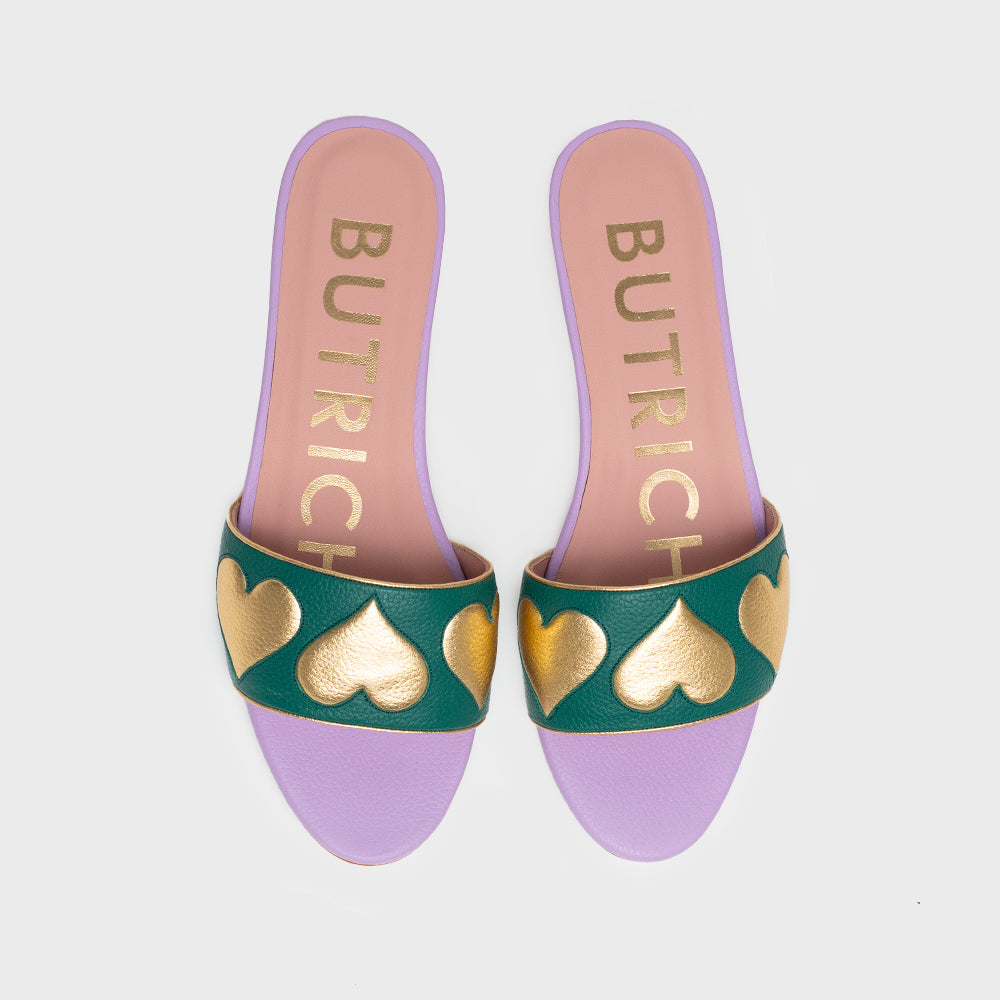 EMILIANA FLAT LILAC GREEN