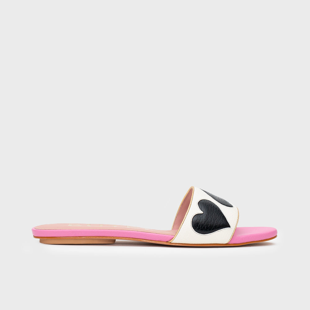 EMILIANA FLAT IVORY PINK