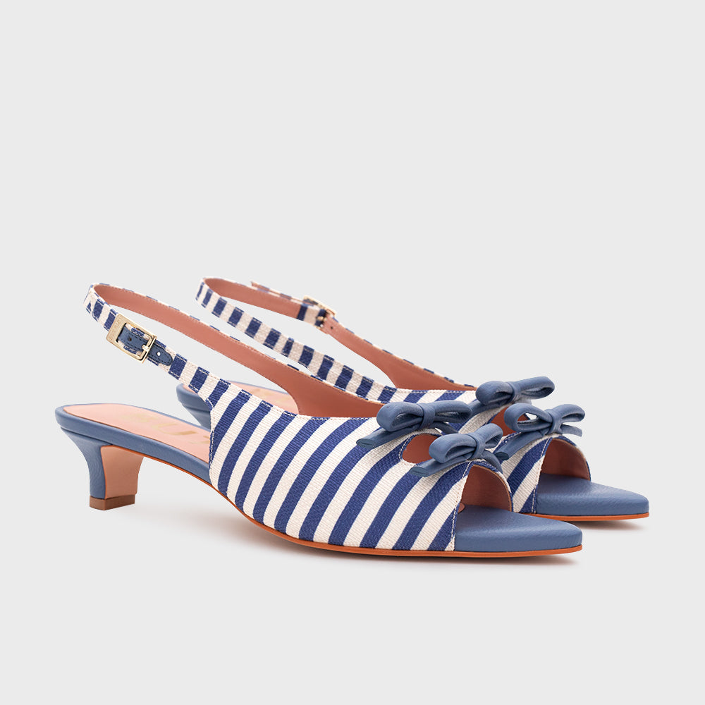 EUGENIA FLAT SLINGBACK AZUL