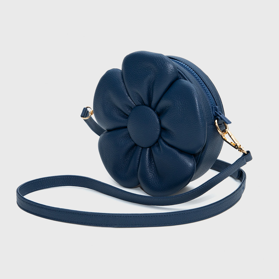 FANCY FLOWER BAG BLUE