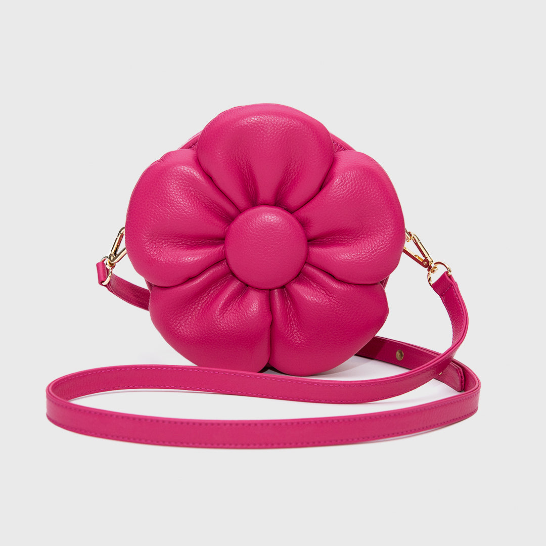 FANCY FLOWER BAG FUCHSIA