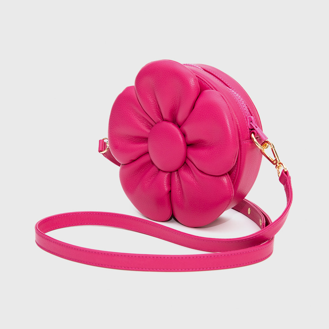 FANCY FLOWER BAG FUCHSIA