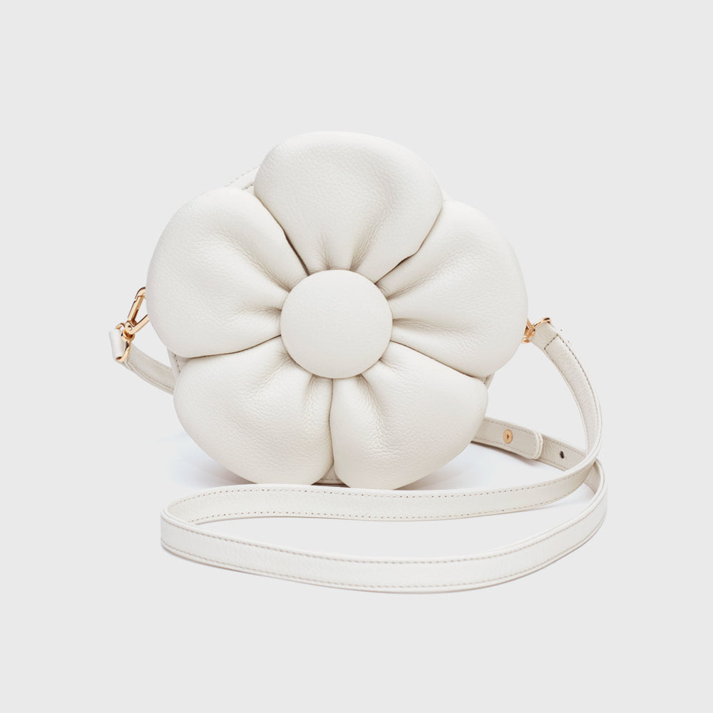 FANCY FLOWER BAG HUESO