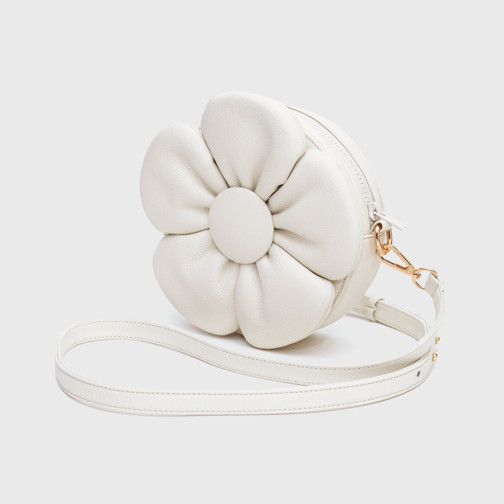 FANCY FLOWER BAG BONE