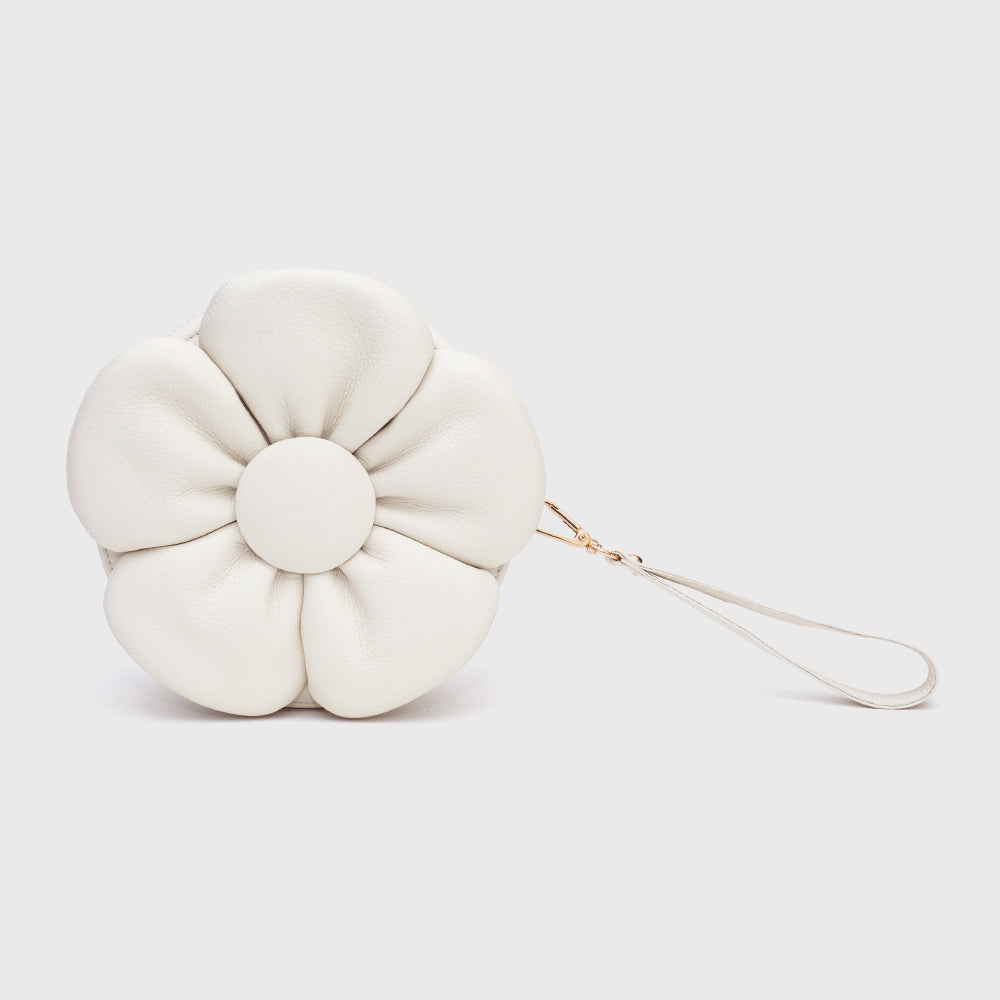 FANCY FLOWER BAG BONE