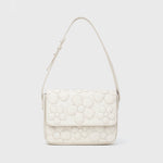 Cargue la imagen en el visor de la galería, FANCY FLOWER FLAP BAG HUESO
