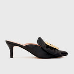 Load image into Gallery viewer, FANNY MULE MIDI BLACK
