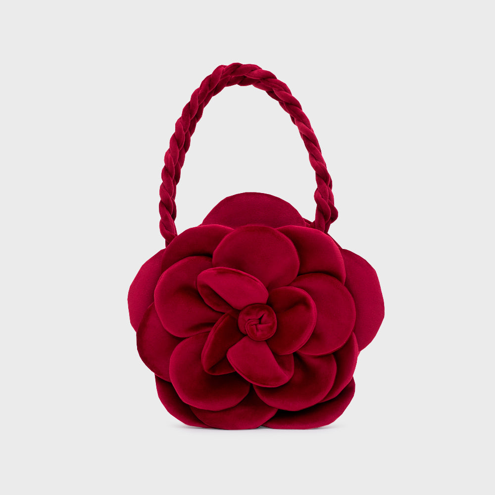 FÁTIMA BAG VELVET MORA