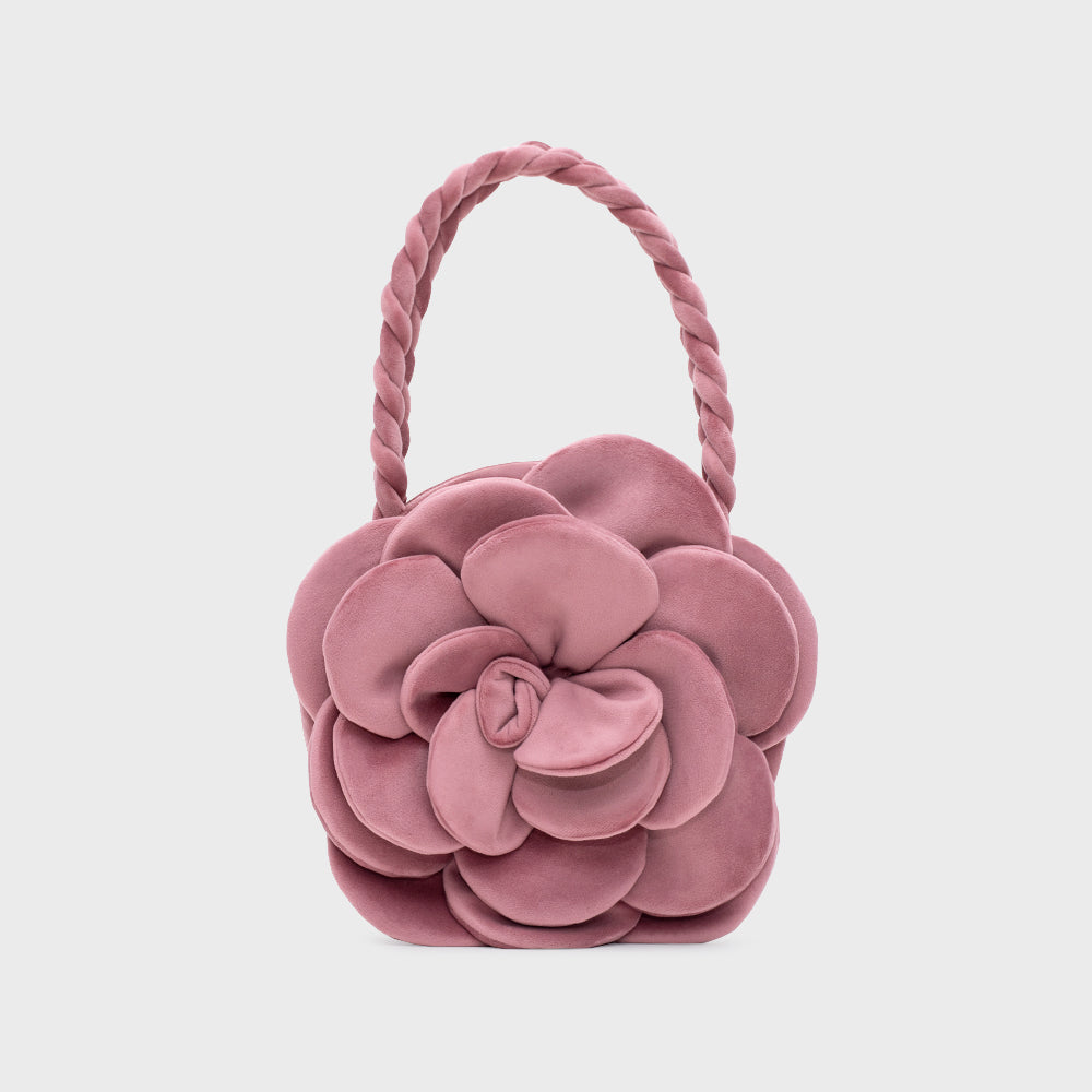 FÁTIMA BAG VELVET ROSA