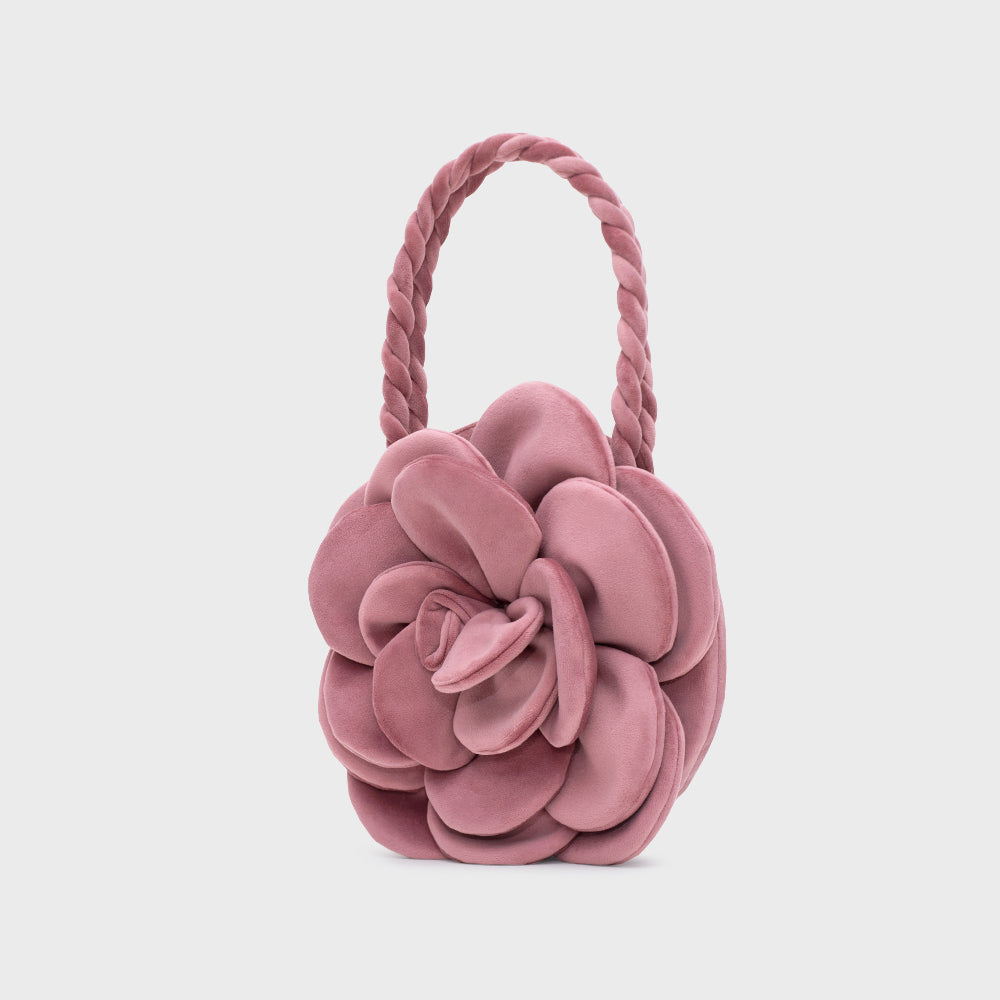 FÁTIMA BAG VELVET ROSA
