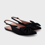 Cargue la imagen en el visor de la galería, FEDERICA FLAT SLINGBACK NEGRO
