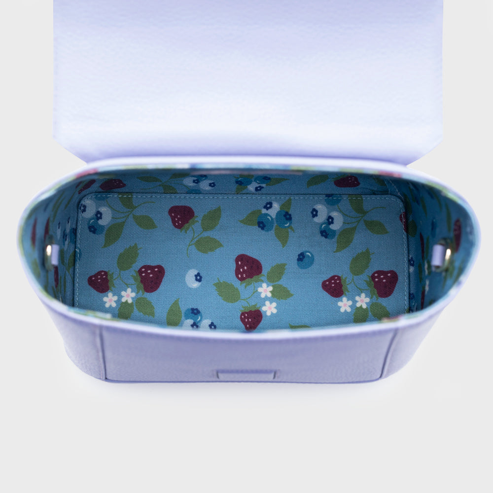 FLAP HANDBAG BLUEBERRY SUNDAE LAVANDA