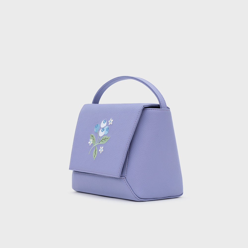 FLAP HANDBAG BLUEBERRY SUNDAE LAVANDA