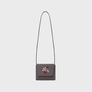 FLAP HANDBAG STRAWBERRY SUNDAE MARRÓN
