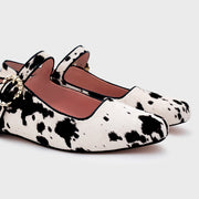 MALIKA FLAT HUESO NEGRO