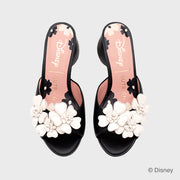 FLOWER PUMP NEGRO HUESO