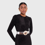 Load image into Gallery viewer, ALONDRA BONE BUCKLE + 2 BELTS
