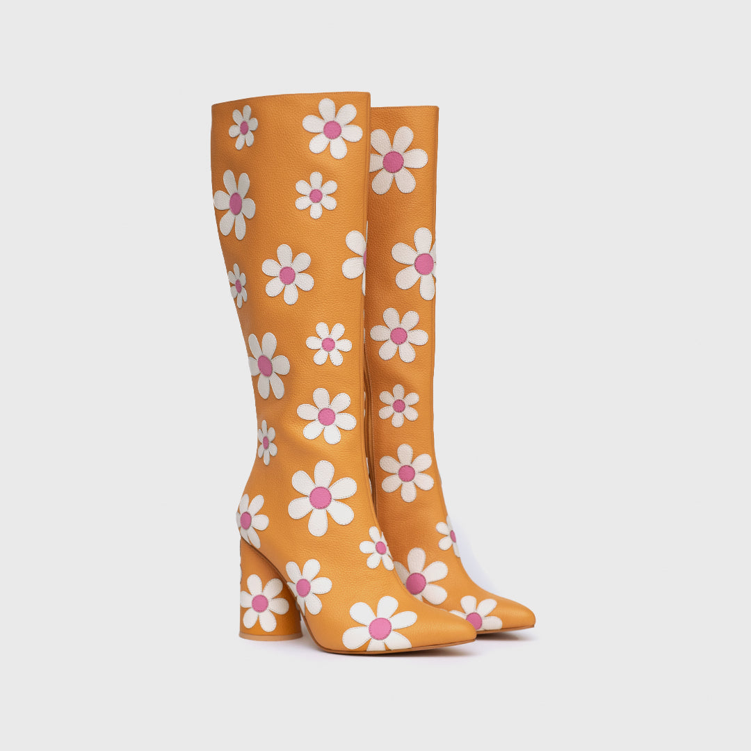 FREDA ORANGE BOOT