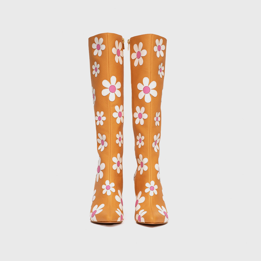 FREDA ORANGE BOOT