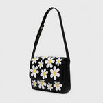 Load image into Gallery viewer, BLACK FREDA FLAP BAG
