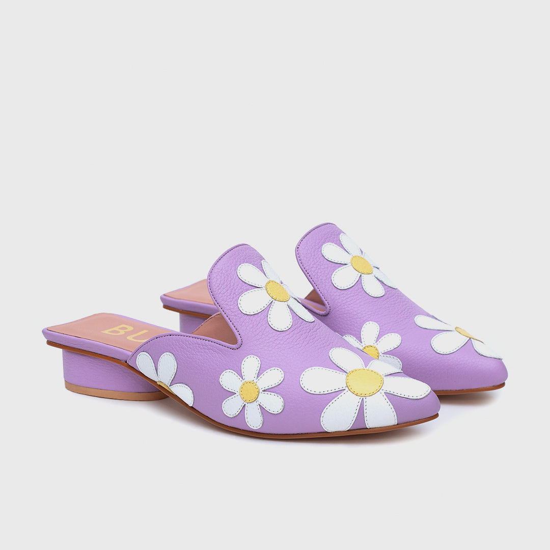 FREDA MULE FLAT LILA