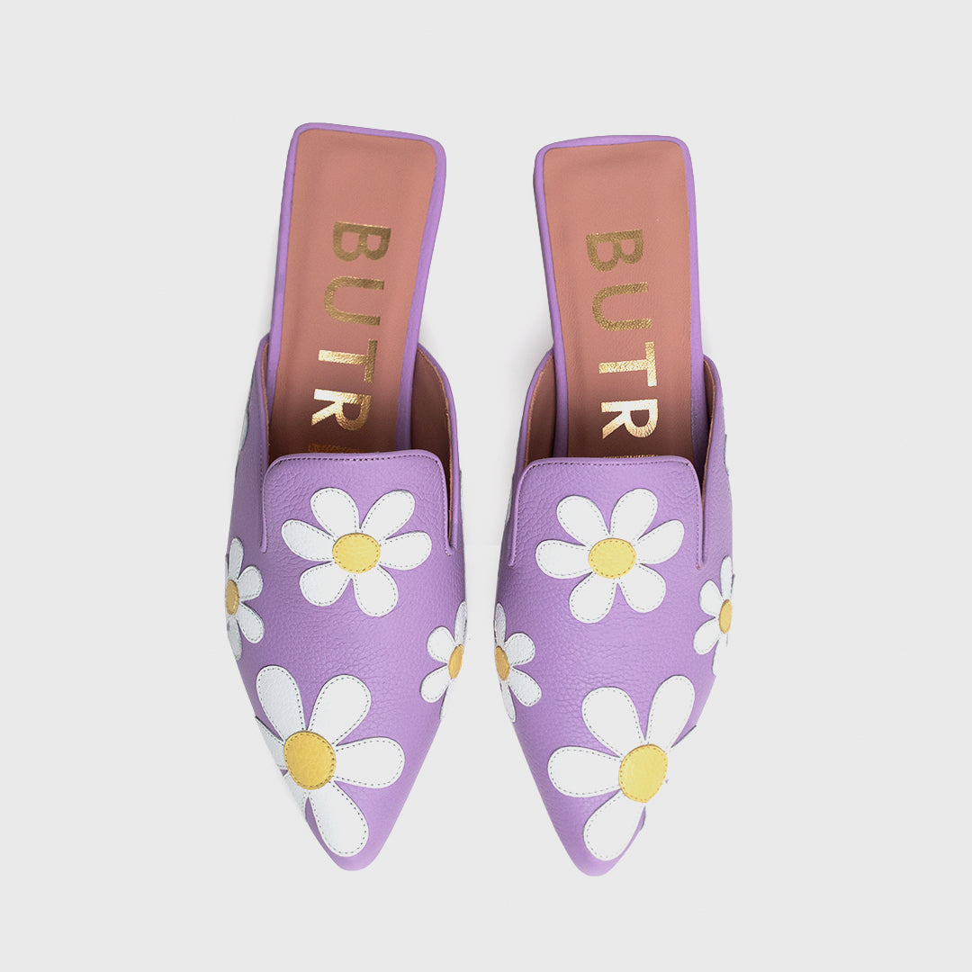 FREDA MULE FLAT LILAC