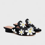 Load image into Gallery viewer, FREDA MULE FLAT BLACK
