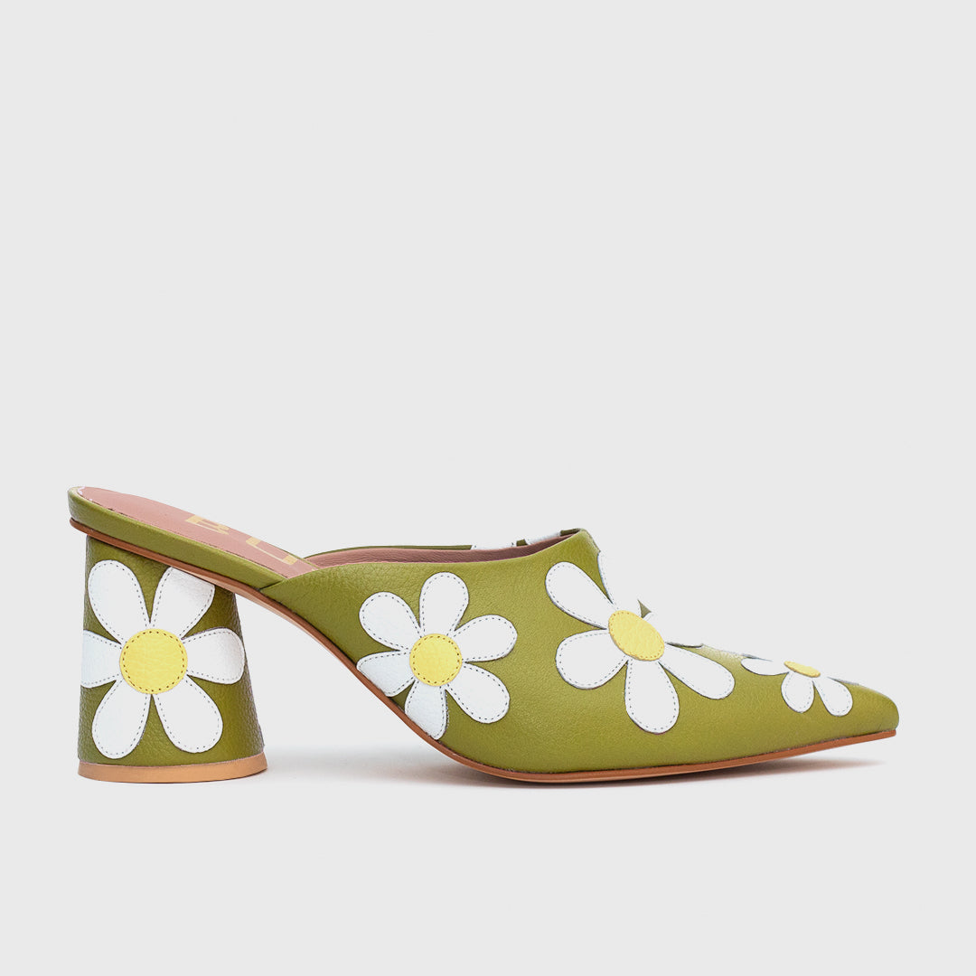 FREDA MULE PUMP CACTUS