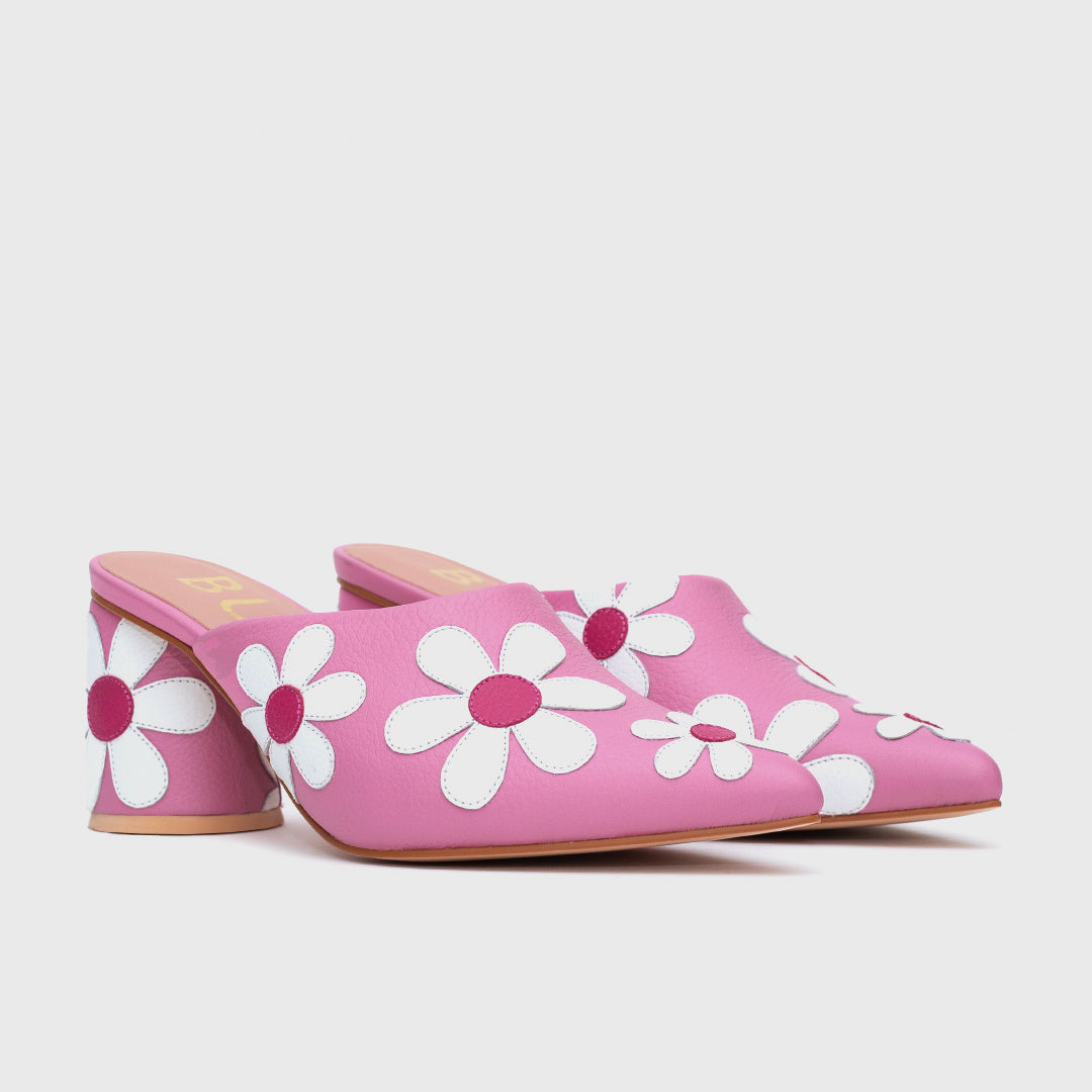 FREDA MULE PUMP PINK