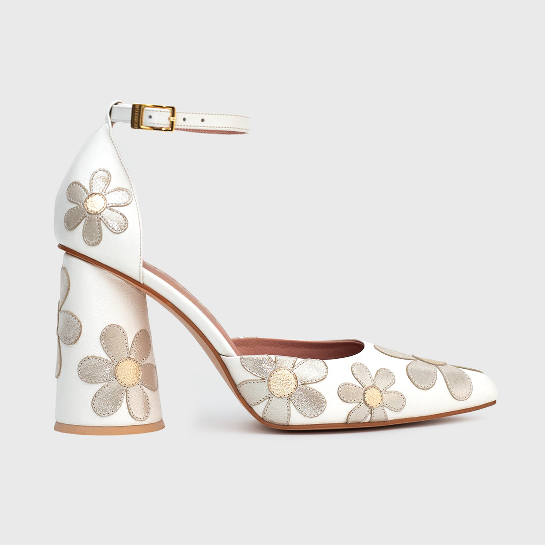 FREDA PUMP BRIDE HUESO