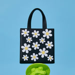 Load image into Gallery viewer, SQUARE TOTE BAG FREDA BLACK
