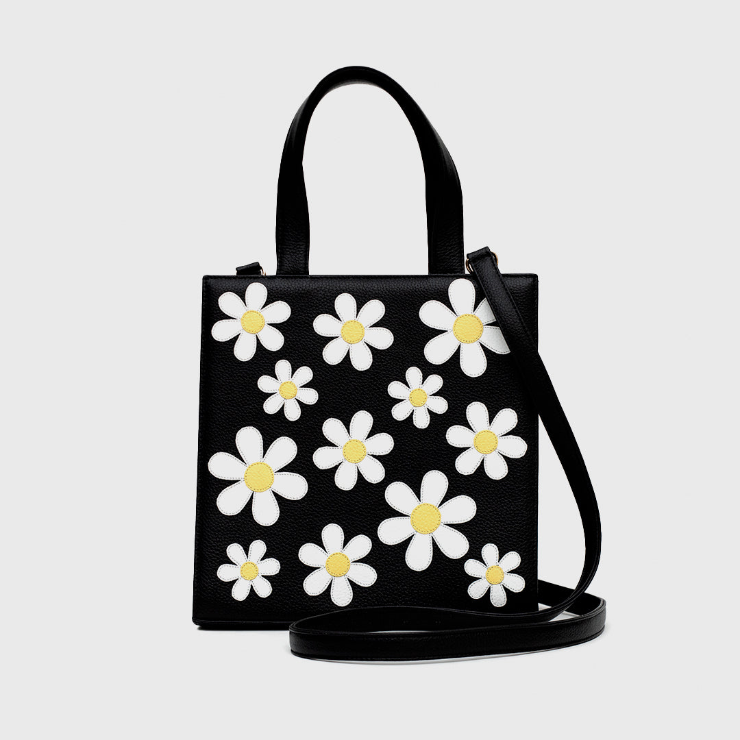 SQUARE TOTE BAG FREDA BLACK