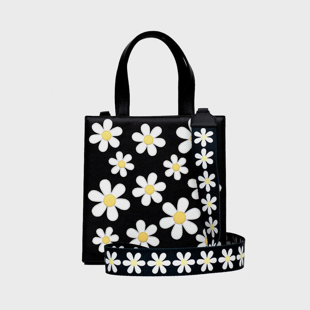 SQUARE TOTE BAG FREDA BLACK