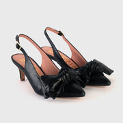 GIANNA MIDI SLINGBACK BLACK