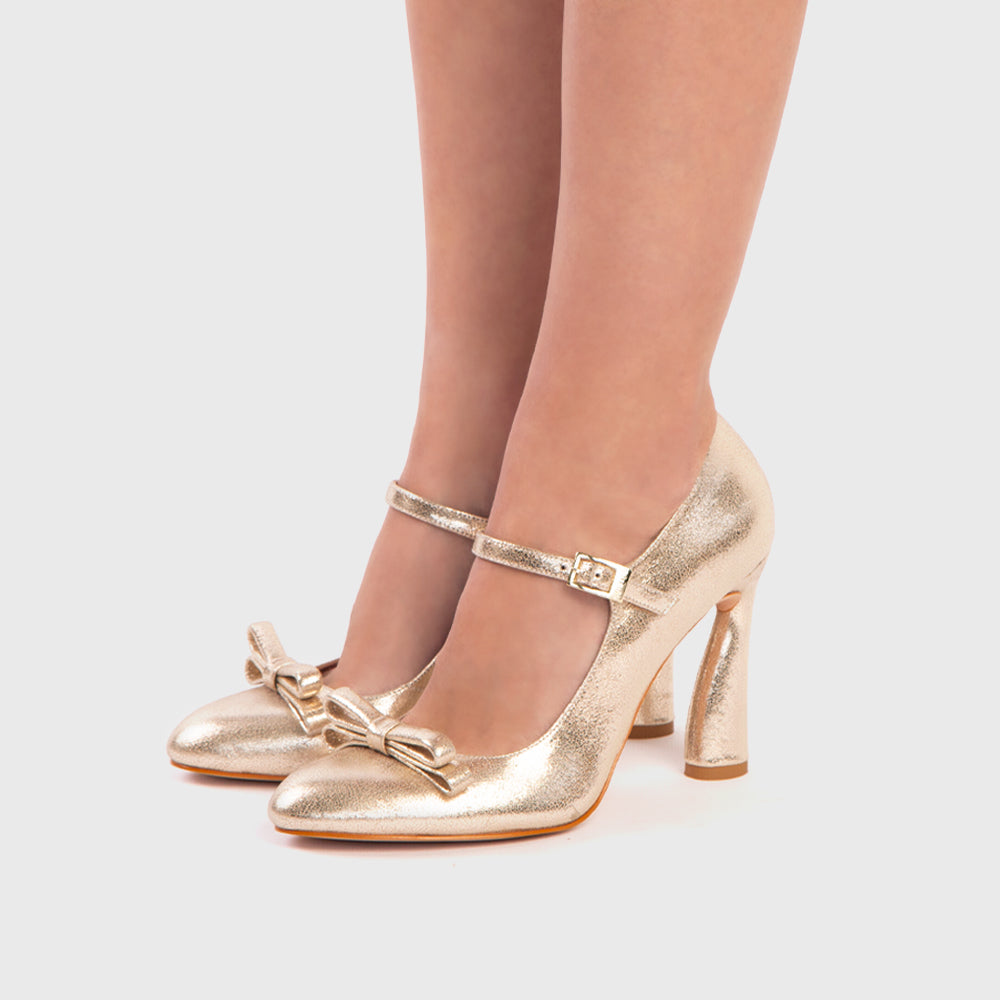 GINA PUMP PLATINUM GOLD