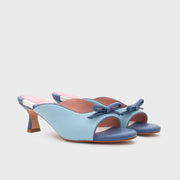 GIUSEPPINA MULE MIDI CELESTE
