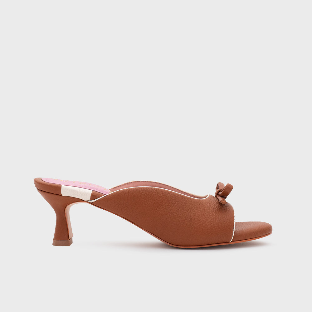 GIUSEPPINA MULE MIDI MARRÓN