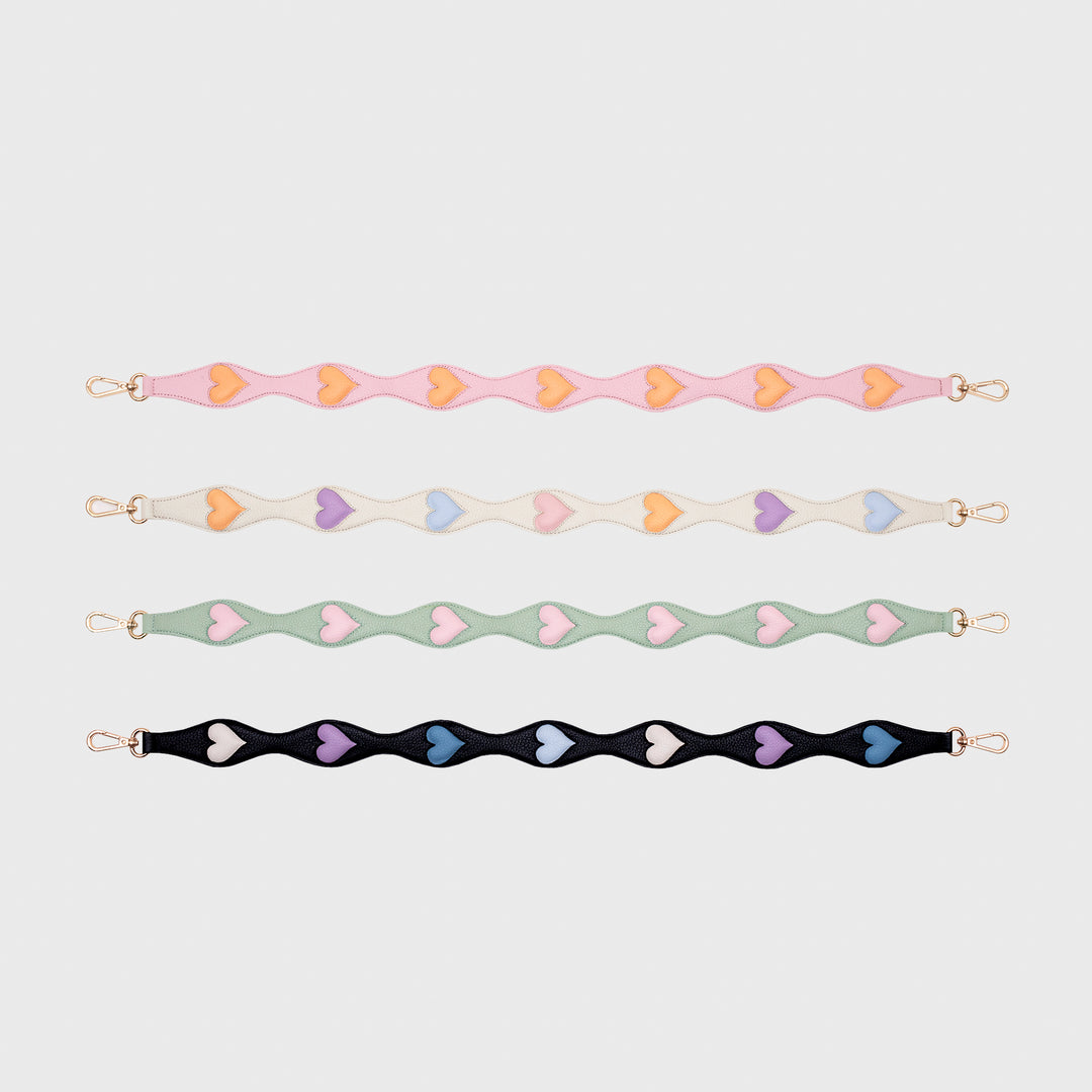 STRAP HEARTS NEGRO MULTICOLOR