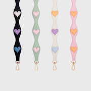 STRAP HEARTS NEGRO MULTICOLOR