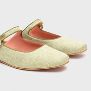KENZA MULE FLAT VERDE