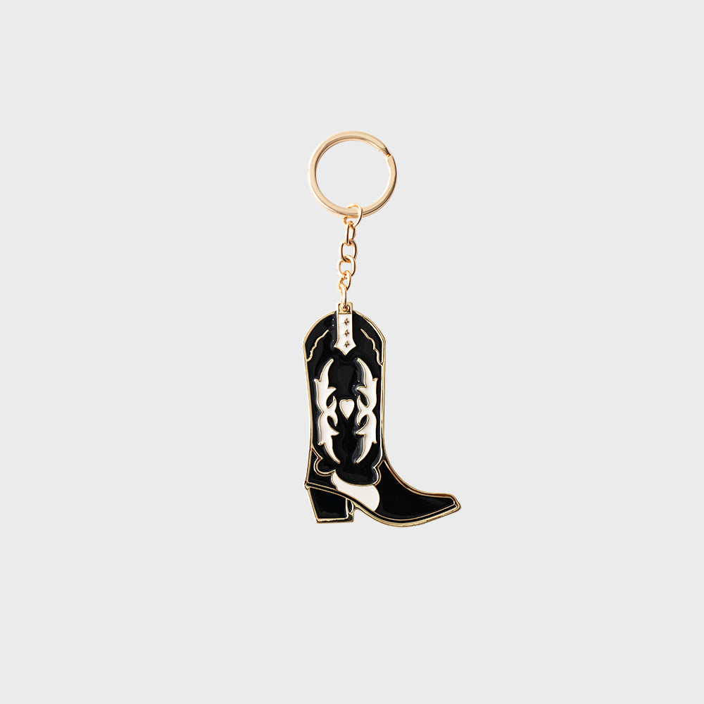 KEYCHAIN LUCKY HEARTS NEGRO