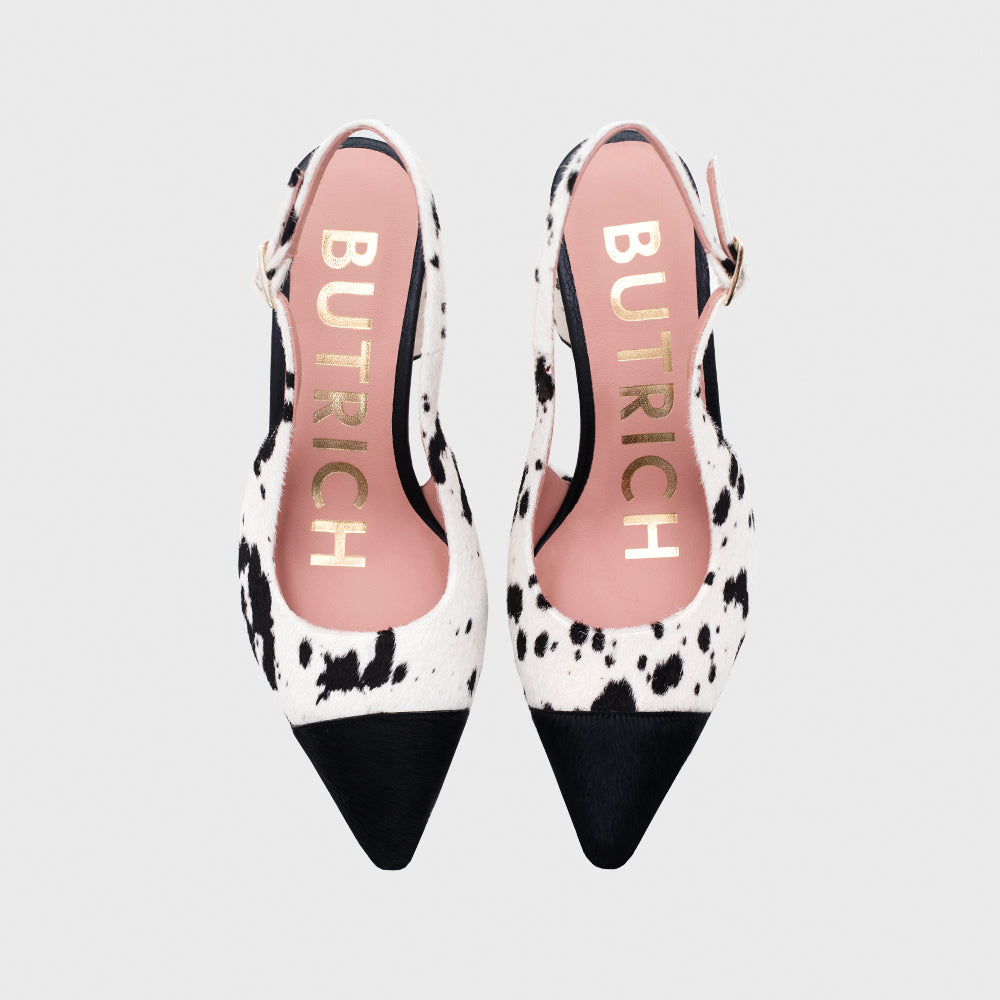 KORINA PUMP HUESO NEGRO