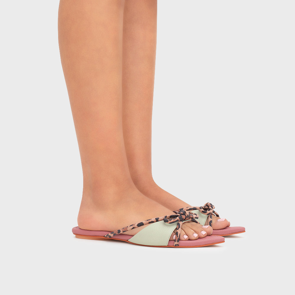 LENA FLAT GREEN