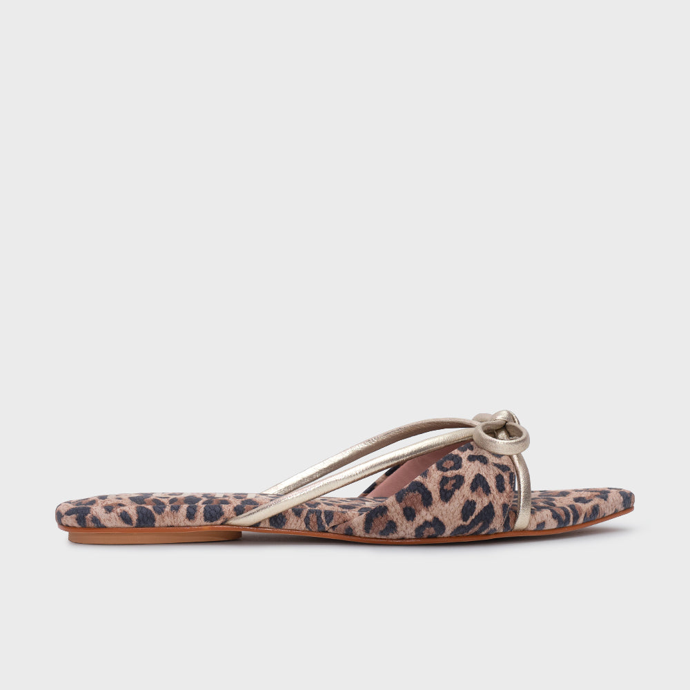 LENA FLAT LEOPARD