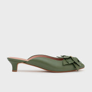 LILIA MULE MIDI GREEN