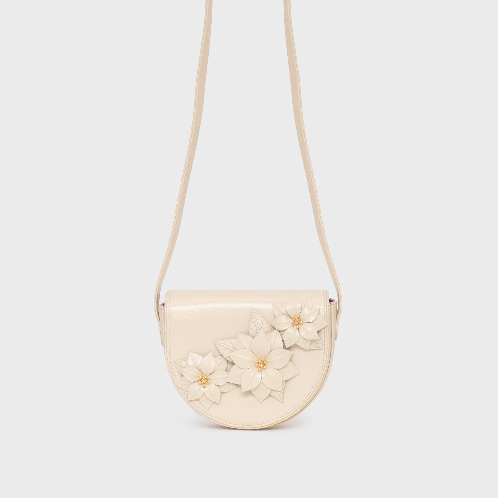 LILIA SADDLE BAG HUESO