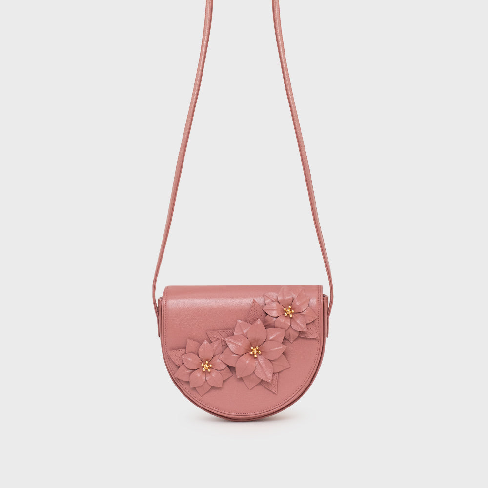LILIA SADDLE BAG PINK